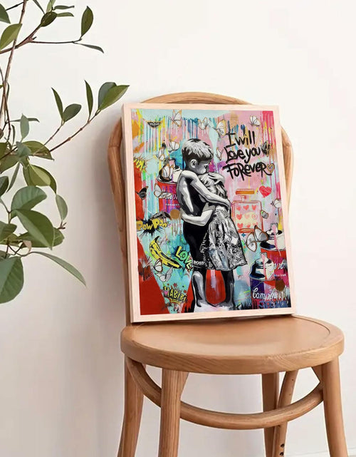 Load image into Gallery viewer, YYFARTFQ Graffiti Wall Art Canvas Poster Colorful Abstract Print 12x16 Unframed
