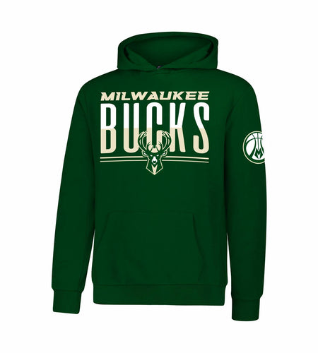 Ultra Game Boys MVP Pullover Hoodie Milwaukee Bucks Team Color Green 14-16