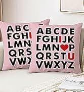 Load image into Gallery viewer, MAZSHTTD Valentines Pillow Covers 18x18 Inch Pink Polyester 2 Pack
