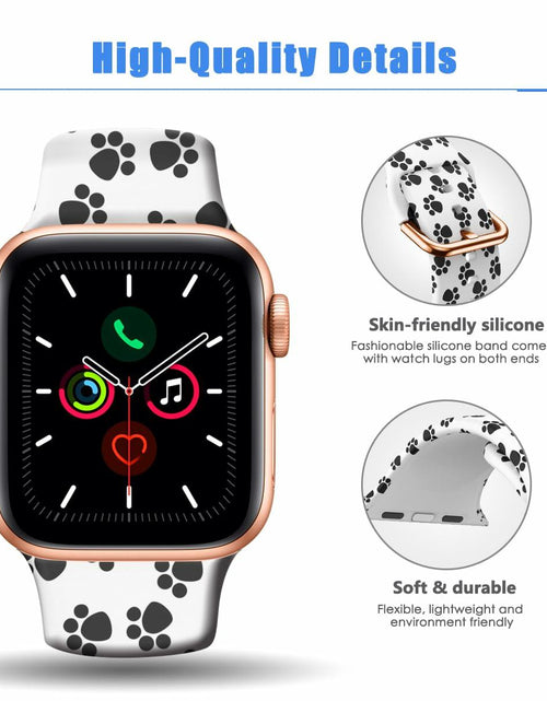 Load image into Gallery viewer, Silicone Band for Apple Watch 38-49mm Adjustable Sport Strap Unisex
