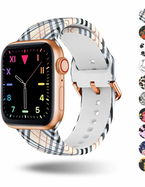 Load image into Gallery viewer, Silicone Band for Apple Watch 38-49mm Adjustable Sport Strap Unisex
