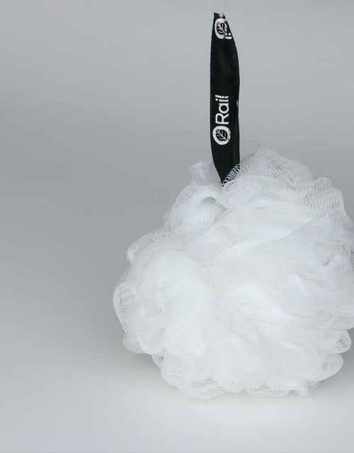 Load image into Gallery viewer, Rail 70g Loofah Sponge Exfoliating Bath Body Scrubber Mesh Pouf White
