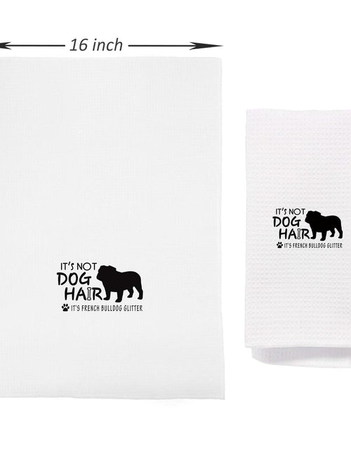 Load image into Gallery viewer, NEGIGA French Bulldog Kitchen Towels 16x24 Set of 4 Frenchie Mom Gifts
