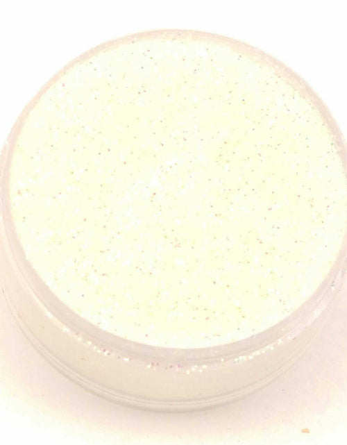 Load image into Gallery viewer, Barco Hologram Glitter White 5g Containers for Cakes Cupcakes Waffles
