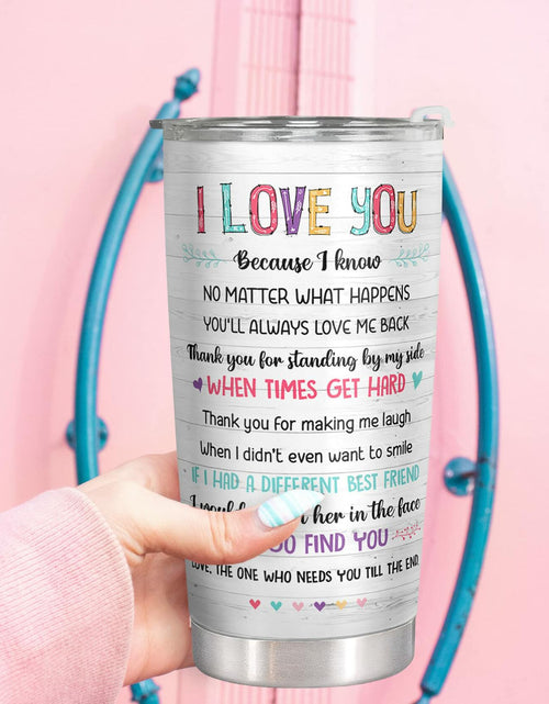 Load image into Gallery viewer, Pawzity Friendship Gift for Women Best Friend BFF 20oz Stainless Steel Tumbler

