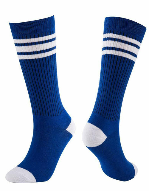 Load image into Gallery viewer, NEVSNEV Knee High Tube Socks Comfortable Breathable Triple Stripes Boys 10-15 YO
