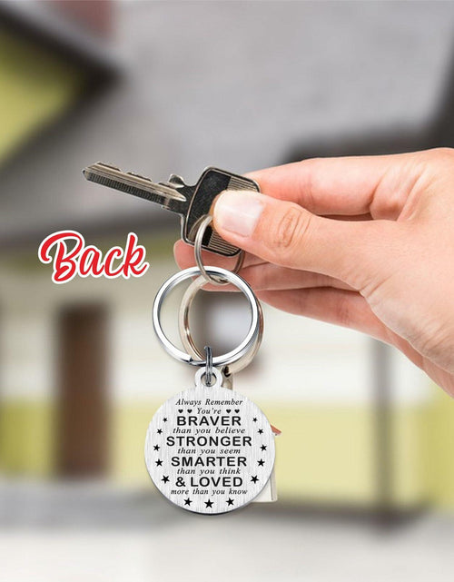 Load image into Gallery viewer, Viayen Teen Boys Valentines Day Gifts Keychain Love Grandpa and Grandma

