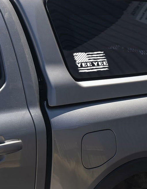 Load image into Gallery viewer, Yee Yee American Flag Vinyl Decal Patriotic Sticker 6x3in Patriot
