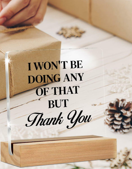 Load image into Gallery viewer, Funny Office Desk Sign - Humor Office Decor - Desk Decor for Office Cubicle - I
