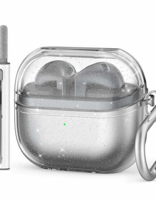 Load image into Gallery viewer, OFELUMTIZE Galaxy Buds 3 Pro Case Cover Glitter Clear Silicone Keychain Kit

