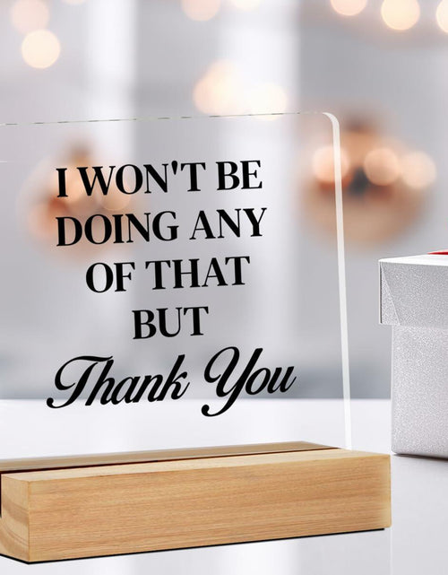 Load image into Gallery viewer, Funny Office Desk Sign - Humor Office Decor - Desk Decor for Office Cubicle - I

