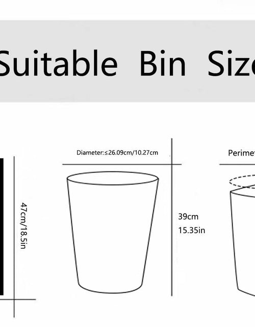 Load image into Gallery viewer, Diyalor 2.6 Gallon Small Black Trash Bags 60 Count Bathroom Kitchen Office
