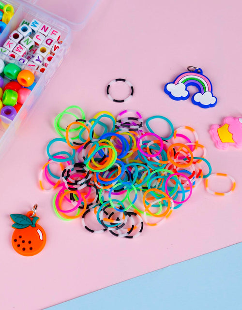 Load image into Gallery viewer, YUSLROB Rubber Band Bracelet Making Kit 2000+ Multi-Color Bands Kids
