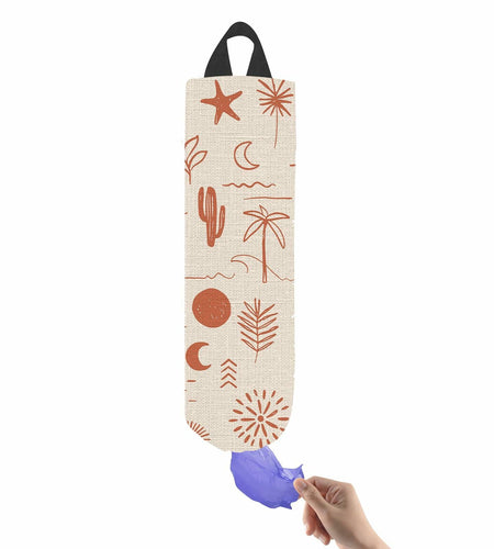 BRUAOWJF Plastic Bag Holder Durable Large Grocery Bag Dispenser Cute Boho
