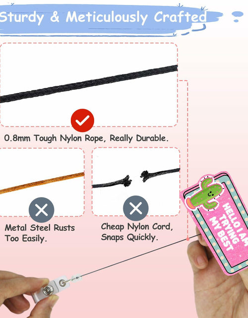 Load image into Gallery viewer, Hitluste Funny Nurse Badge Reel Retractable Clip Acrylic Medical Badge Holder
