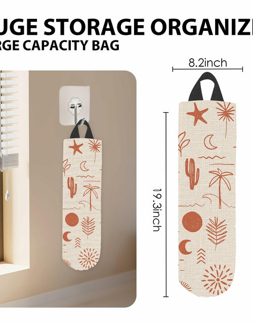Load image into Gallery viewer, BRUAOWJF Plastic Bag Holder Durable Large Grocery Bag Dispenser Cute Boho
