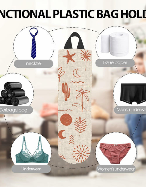 Load image into Gallery viewer, BRUAOWJF Plastic Bag Holder Durable Large Grocery Bag Dispenser Cute Boho
