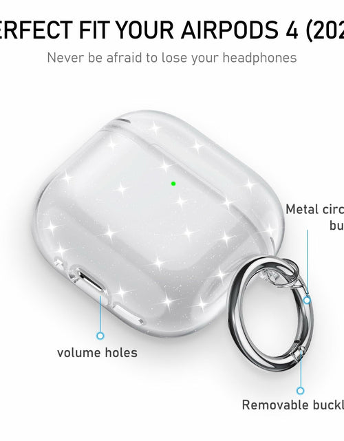 Load image into Gallery viewer, Maxjoy Silicone Case with Cleaner Kit &amp; Keychain for Apple Airpods 4th Gen
