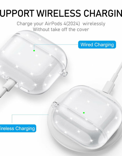 Load image into Gallery viewer, Maxjoy Silicone Case with Cleaner Kit &amp; Keychain for Apple Airpods 4th Gen
