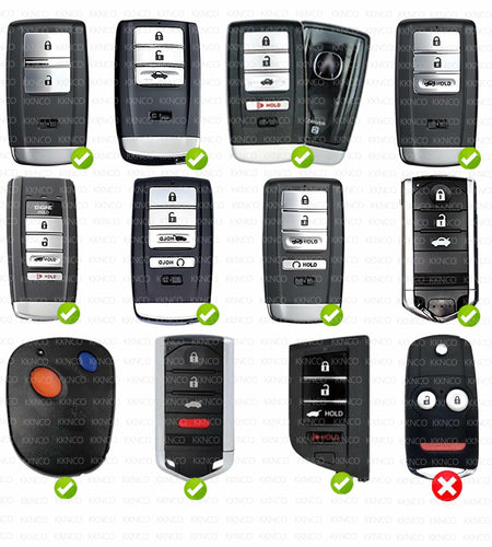 KKNCO Key Fob Battery Replacement for Acura Smart Remote Pack of 2 Batteries