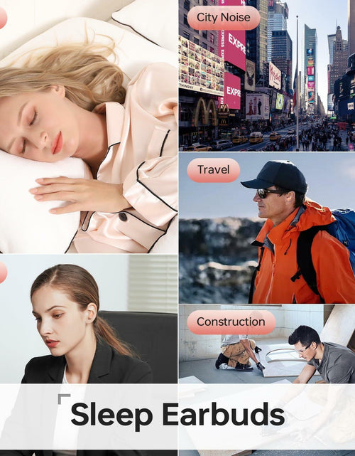 Load image into Gallery viewer, MUSICOZY Bluetooth 5.3 Sleep Earbuds Wireless Lightweight Silicone Ear Plugs
