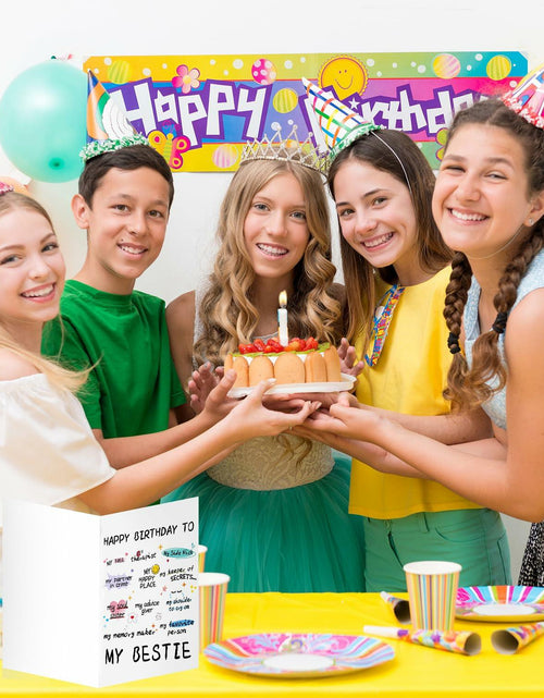 Load image into Gallery viewer, NPCSWXQ Funny Birthday Card for Bestie Friendship 4.7x7.1in with Envelope
