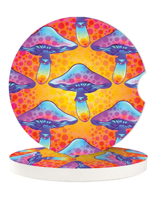 Load image into Gallery viewer, HOMETRIP Absorbent Ceramic Car Coasters Cork Back 2.56'' Sea Turtle 2pcs
