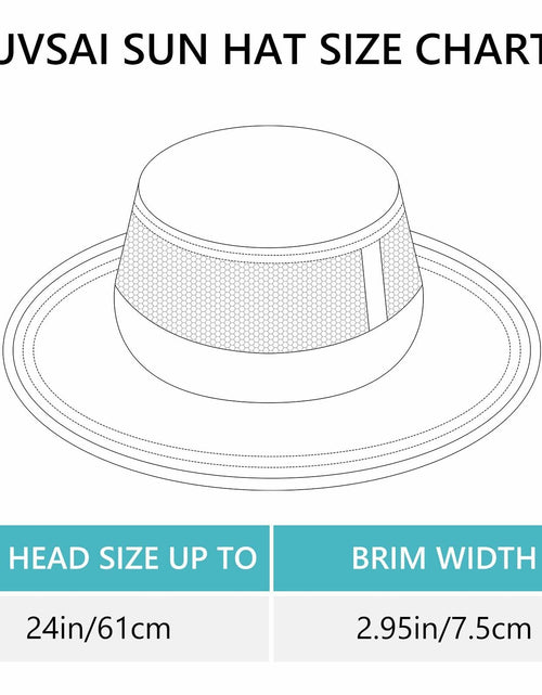 Load image into Gallery viewer, UVSAI UPF 50+ Bucket Sun Hat Laser Mesh Cooling Adjustable Black
