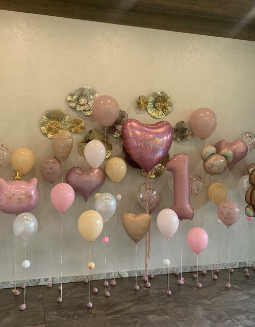 Load image into Gallery viewer, KEXINGTUO 2 Pearlescent Pink Number Foil Balloons 40 Inch Birthday Party
