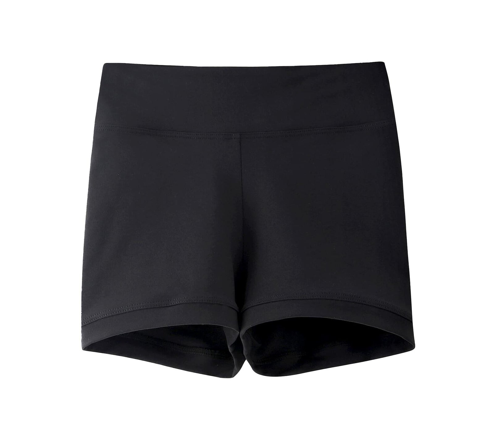Swdarz Girls Black Gymnastics Dance Shorts Athletic Spandex Size 6-7Y