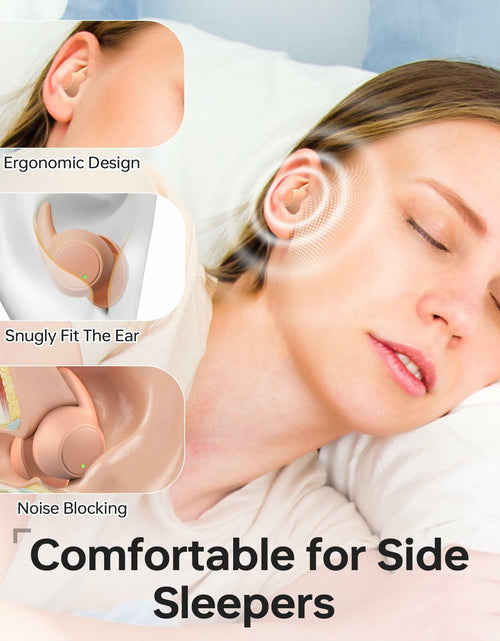 Load image into Gallery viewer, MUSICOZY Bluetooth 5.3 Sleep Earbuds Wireless Lightweight Silicone Ear Plugs
