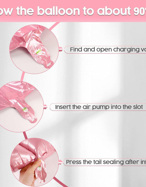 Load image into Gallery viewer, KEXINGTUO 2 Pearlescent Pink Number Foil Balloons 40 Inch Birthday Party
