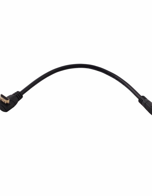 Load image into Gallery viewer, LARRITS HDMI 2.0 Cable 1FT 90 Degree Elbow Ultra Short 4K 60Hz Black
