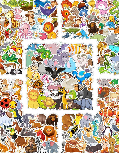 Load image into Gallery viewer, Debuosim 200 Pcs Cute Animal Waterproof Vinyl Stickers for Kids Teens Girls Boys
