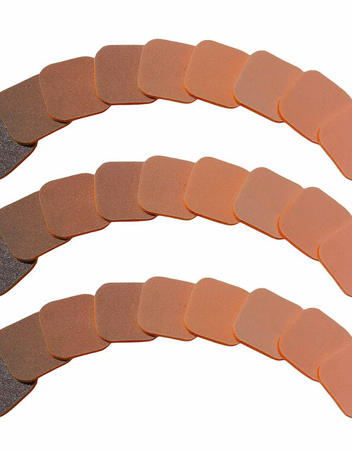Load image into Gallery viewer, Toromp 2x2 Inch Soft Touch Sanding Pads 27 Pack Orange 320-3500 Grit

