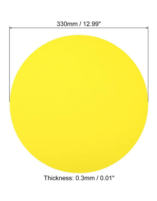 Load image into Gallery viewer, PATIKIL 13-inch Round Cardboard Paper Circles 40 Pcs Yellow DIY Crafts
