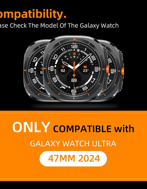 Load image into Gallery viewer, Arsfit Titanium Band Compatible Samsung Galaxy Watch Ultra 47MM Black
