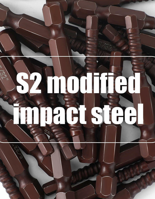 Load image into Gallery viewer, Moxweyeni 25 Pc 5/32 HEX Head S2 Steel Impact Driver Bit Set
