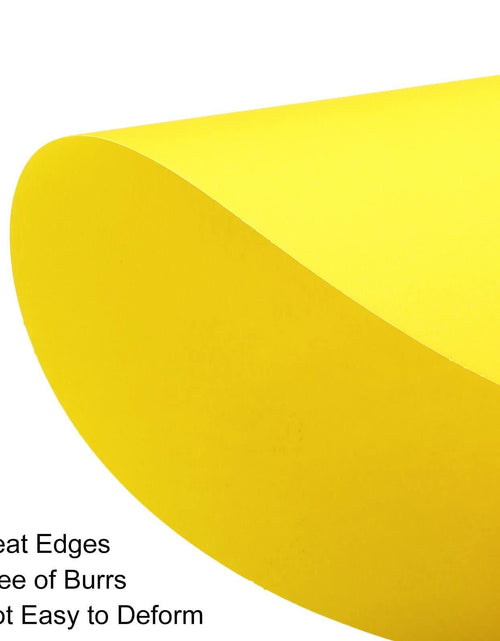 Load image into Gallery viewer, PATIKIL 13-inch Round Cardboard Paper Circles 40 Pcs Yellow DIY Crafts
