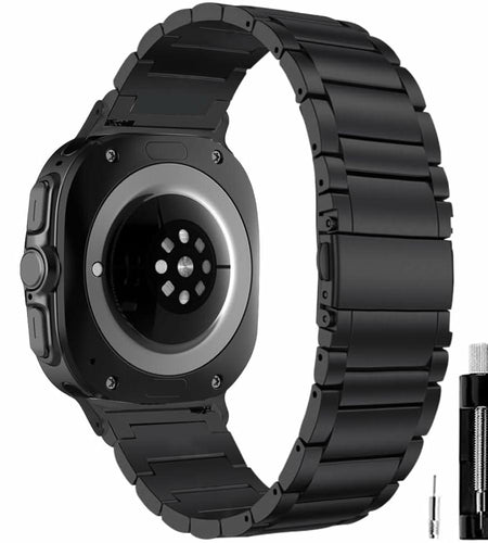 Arsfit Titanium Band Compatible Samsung Galaxy Watch Ultra 47MM Black