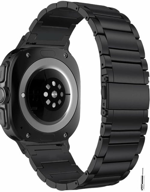 Load image into Gallery viewer, Arsfit Titanium Band Compatible Samsung Galaxy Watch Ultra 47MM Black
