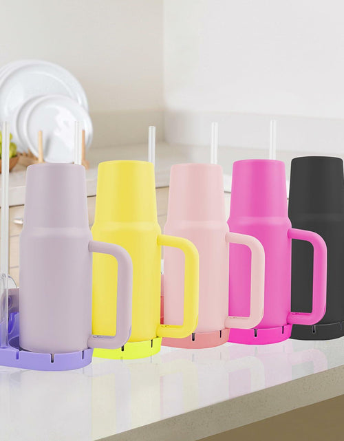 Load image into Gallery viewer, SISAYWEY Silicone Water Bottle Drying Rack Stanley 20/30/40oz Cups Purple 1Pc
