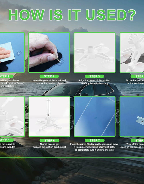 Load image into Gallery viewer, DBIGQ Windshield Repair Kit Auto Glass Crack Chip Fix Liquid All-in-One
