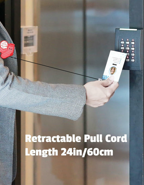 Load image into Gallery viewer, Gisscive Don't Fall for Me Badge Reel Holder Retractable Swivel Clip Red
