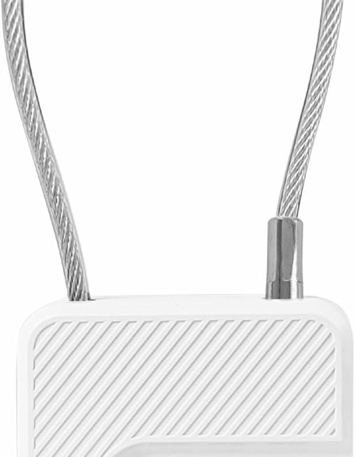 Load image into Gallery viewer, Coipdfty 3 Digit Combination Lock Flexible Steel Cable Waterproof White 2 Pack
