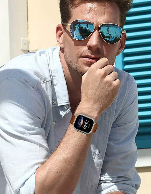 Load image into Gallery viewer, Limque Magnetic Genuine Leather Watch Band for Apple Watch 38-49mm
