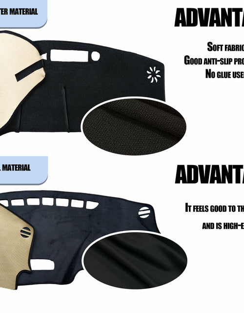 Load image into Gallery viewer, Dash Cover Audi Q5 2009-2025 Black Polyester Flannel Dashboard Protector
