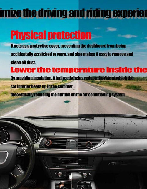 Load image into Gallery viewer, Dash Cover Audi Q5 2009-2025 Black Polyester Flannel Dashboard Protector
