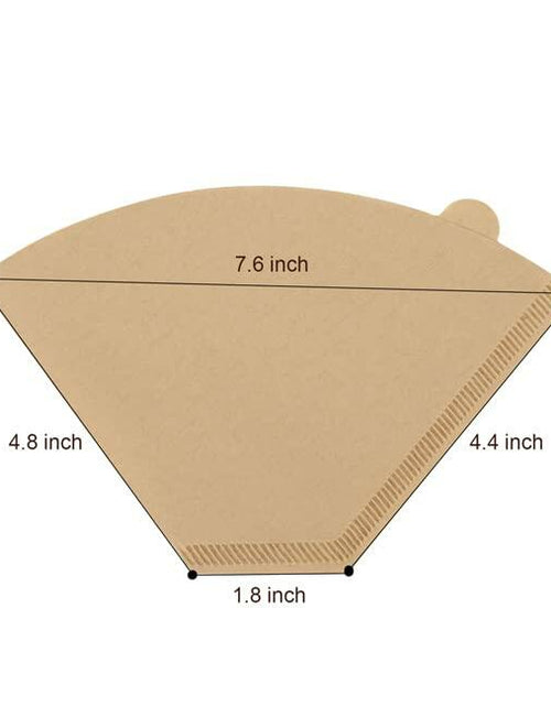 Load image into Gallery viewer, BRIKINTE #4 Cone Coffee Paper Filters for Ninja Coffee Maker 100 Pcs
