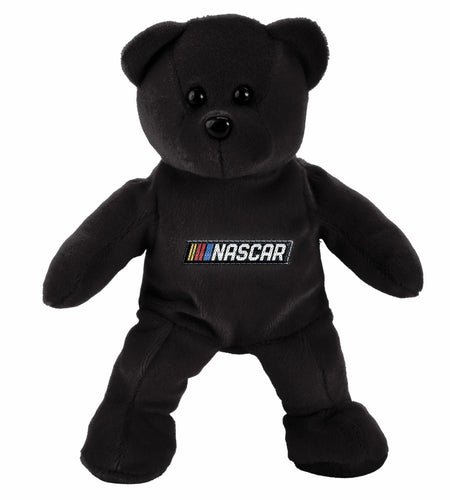 FOCO NASCAR Solid Bear Plush Stuffed Teddy Black 0.2lb